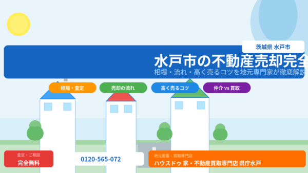 水戸市の不動産売却完全ガイド｜相場・流れ・高く売るコツを地元専門家が徹底解説