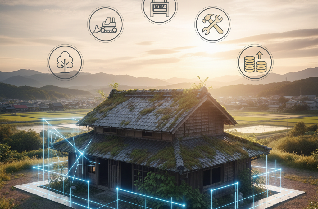 常陸太田市 空き家 処分 方法 アイキャッチ