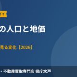 神栖市 人口 地価 推移 ハウスドゥ 家・不動産買取専門店 県庁水戸